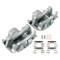 Front Disc Brake Calipers Set w/Bracket for Nissan Altima 2013-2021 Leaf 2014-17