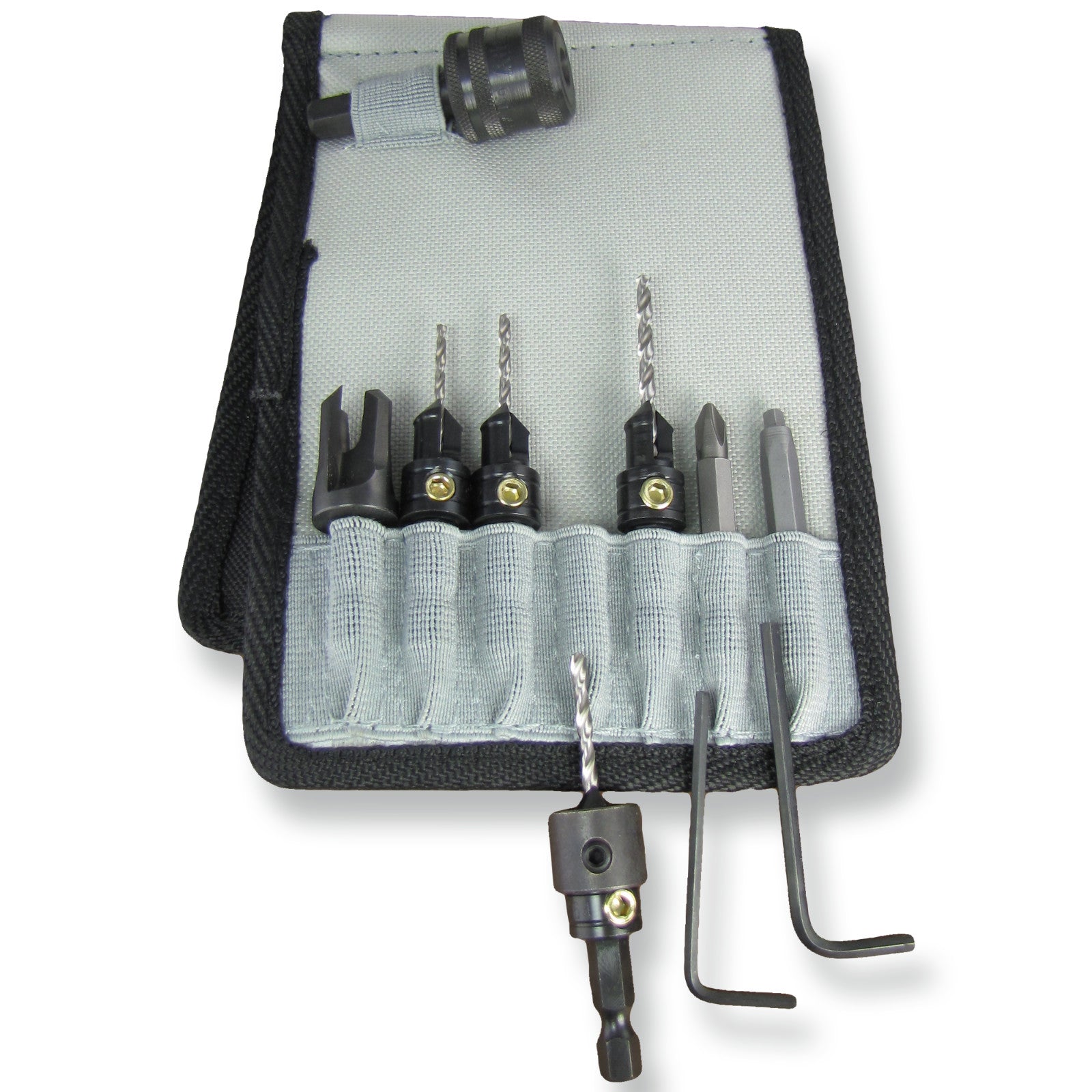 Snappy Countersink Drill Bit Set & Quick Change Chuck