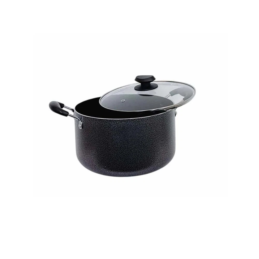 11" Nonstick Saucepan With Glass Lid, 10 Qt Sauce Pan Pot For Home