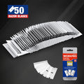 Single Razor Edge Blades Industrial Scraper Razor Blades High Carbon Steel-50PCS
