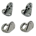 Stainless Steel 1-1/4" Fender Hooks Spring Snap Attach Rope Hook