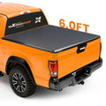 3-Fold Soft Truck Bed Tonneau Cover for Toyota Tacoma 2016-2025 Dustproof Vinyl