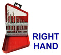 10pc Alloy Right Hand Drill Bit Set