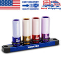 WORKPRO 4-Piece Lug Nut Impact Socket Set by WORKPRO