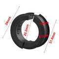 Black Reducer Washer For Bicycle Handlebars 31 8mm To 25 4mm 22 2mm