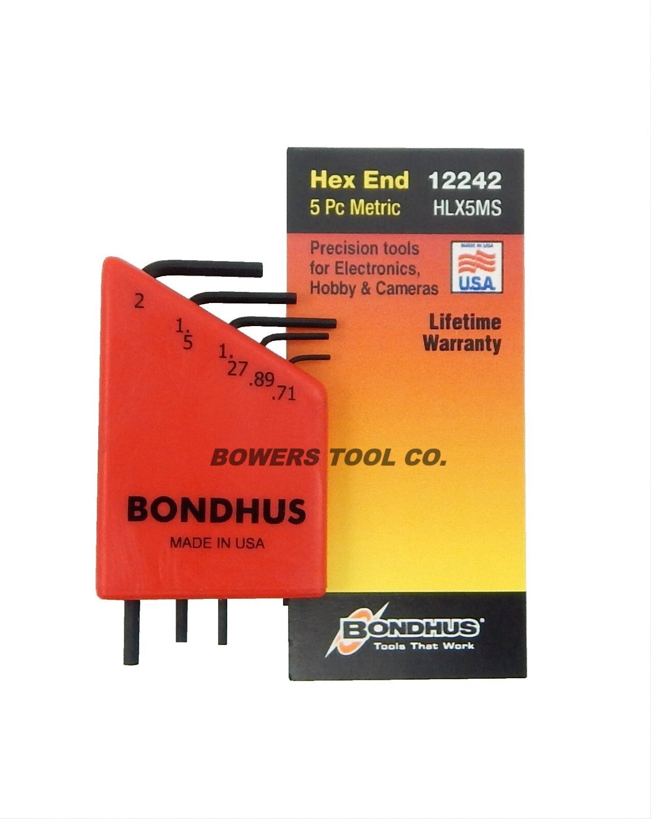 Bondhus 5pc Micro Mini Hex L Wrench Set