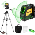 PREXISO Self Leveling Laser Level Tripod 150° Wide Angle 100 Ft Cross Laser Line