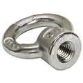 Eye Nut 3/8 Inch Tap Thread Stainless Steel 316 Capacity 1,000 Pounds