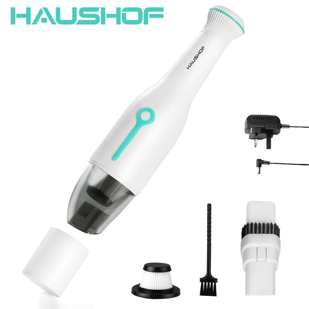 Haushof Handheld Vacuum Cordless Mini Car Vacuum Cleaner