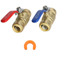 XFITTING 3/4" Push Fit Ball Valve 4 Pack