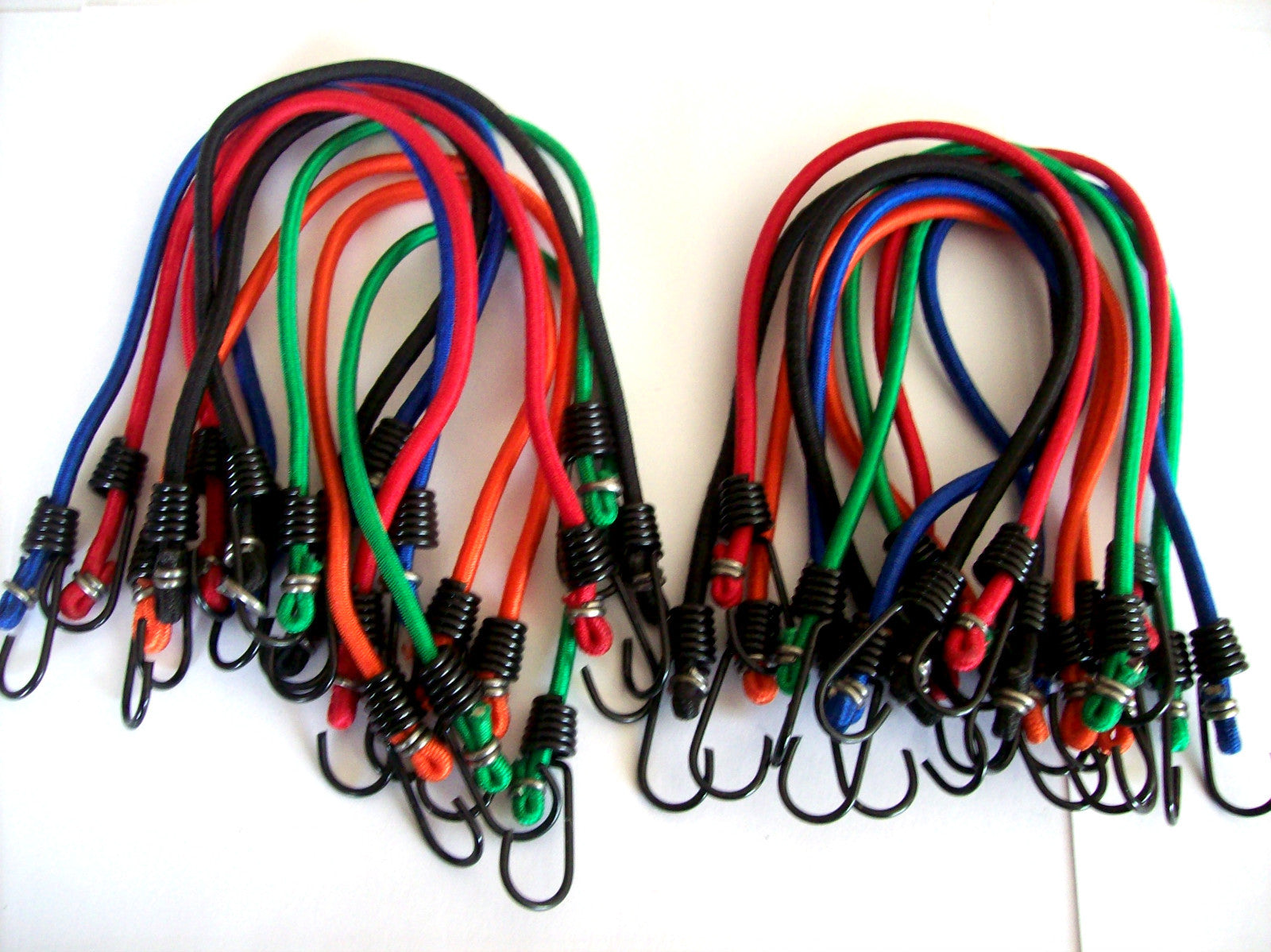 10" Mini Bungee Cords with Stainless Steel Hooks