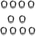 Eye Nut 1/4" Tap Thread Stainless Steel Ss 316 Capacity 460 Lbs