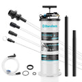 DURATECH 6.5L Oil Extractor Pump Pneumatic/Manual Oil Change Fluid