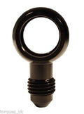 AN -4 (AN4 AN 04) 14.5mm Eye Banjo Adapter in Black
