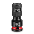 WORKPRO 3/8" Square to 1/4-in Hex Quick Release Impact Socket Adapter Bit Holder