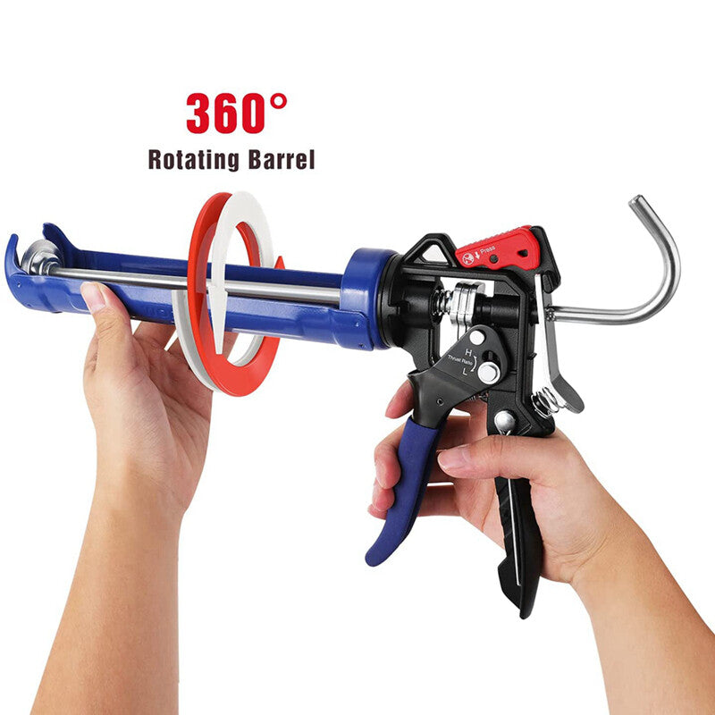 WORKPRO Caulking Gun Smooth Round Rod Adjustable Thrust Ratio Hand