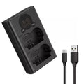 Convenient Np-w235 Battery Charger With Dual-slot Lcd Screen For