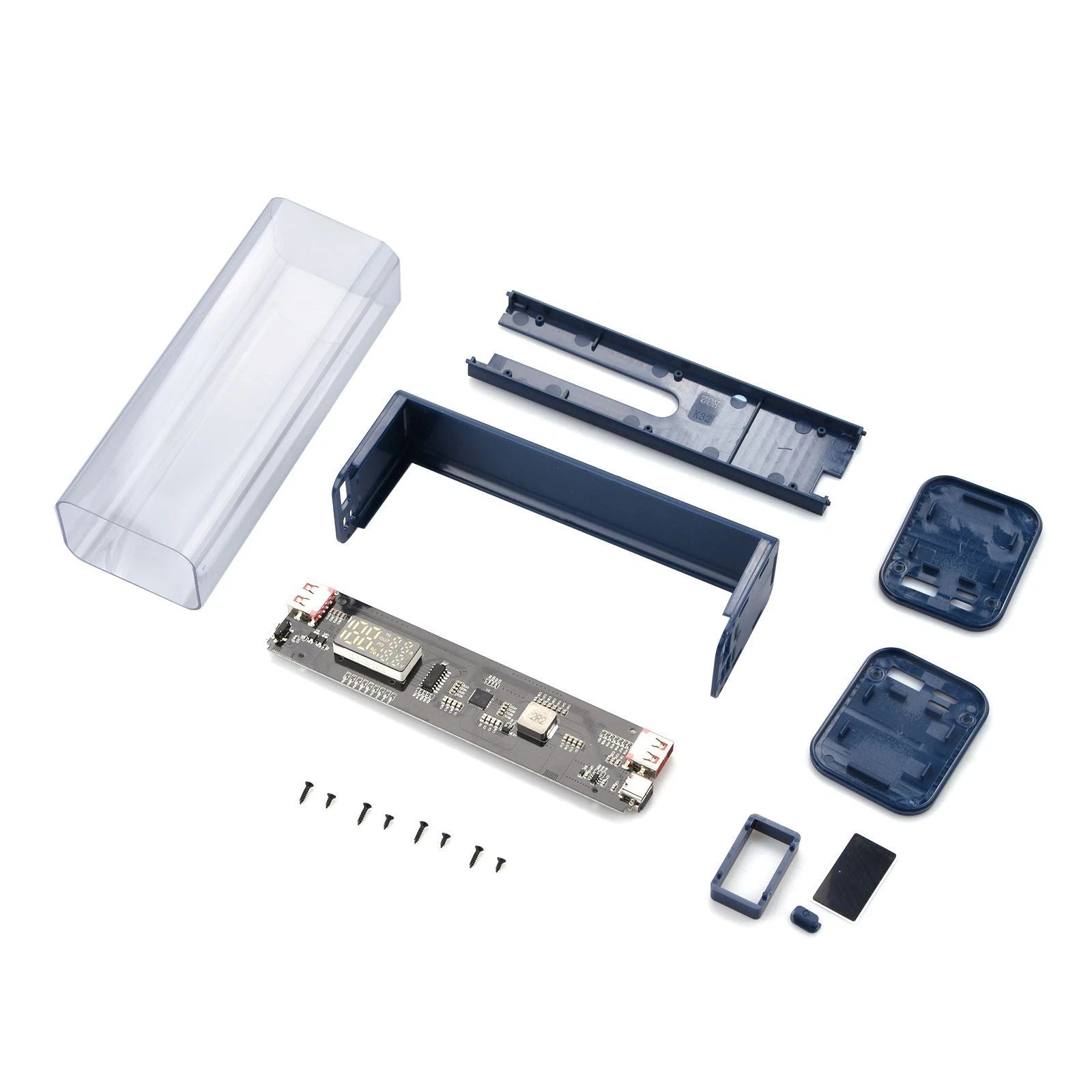 Battery Charger Case Power Bank Box Kit Need Soldering For 18650