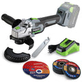 20V Cordless Brushless Angle Grinder Grinder 4.5inch 8500RPM Brushless