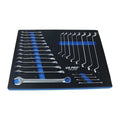Us Pro Metric Combination & Double Offset Ring Spanner Set 6-24mm Eva
