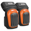 Pair 600d Polyester Mesh Adjustable Fitting Hard Shell Knee Protect