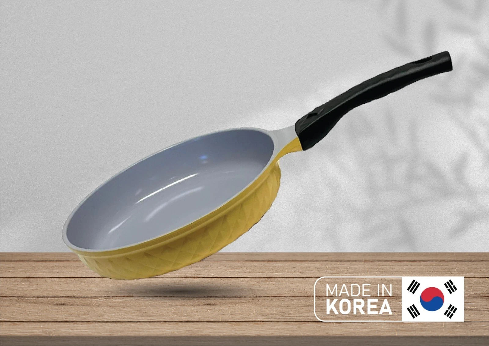 Made In Korea| 10" Ceramic Coating Interior And Exterior Frying Pan