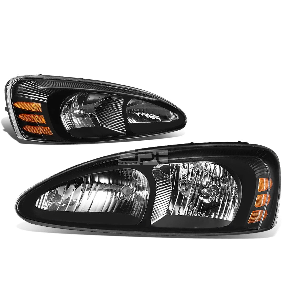 Fit 2004-2008 Pontiac Grand Prix Pair Black Housing | Built Supply Co