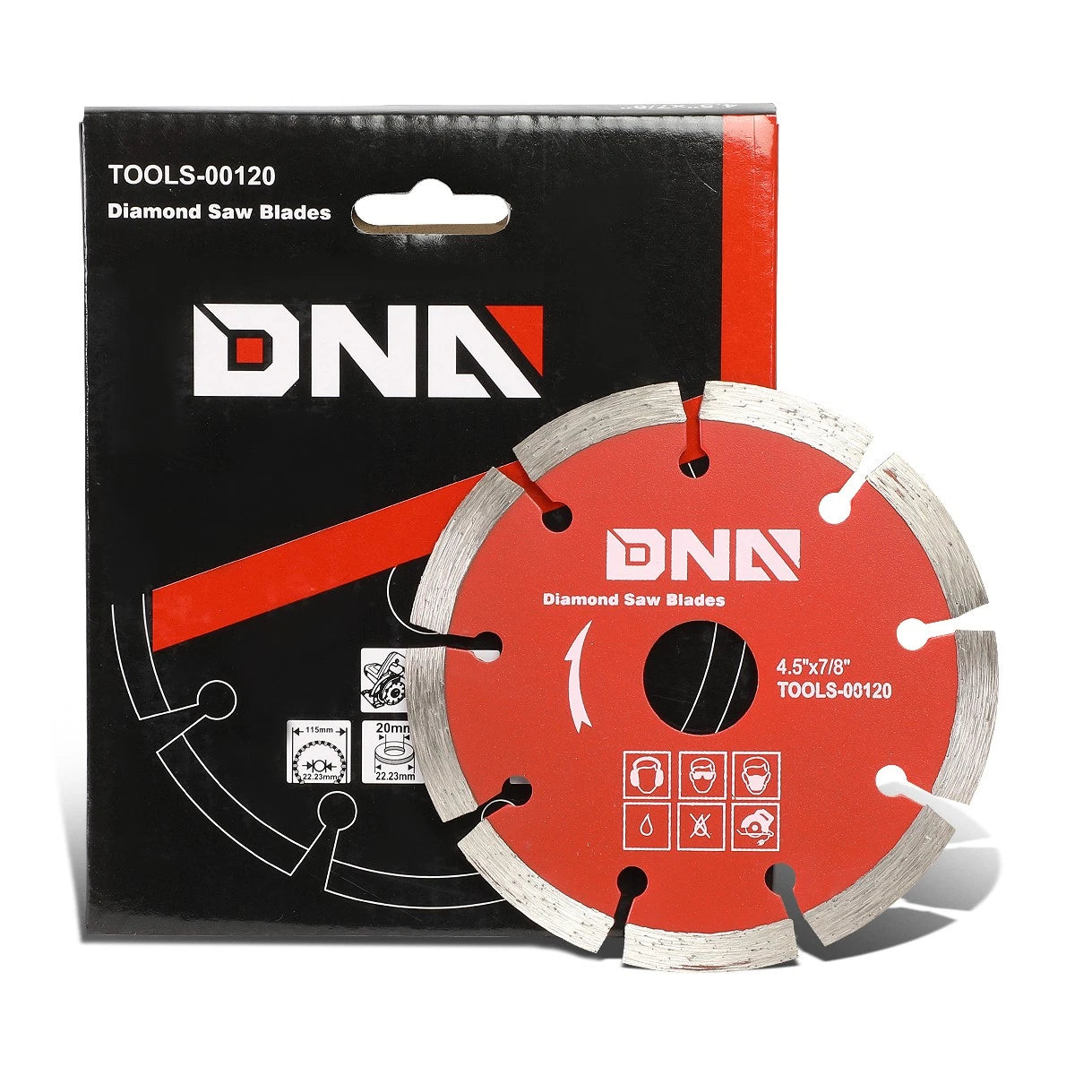 4-1/2" Segmented Wet Dry Masonry 13000 Rpm Diamond | Built Supply Co