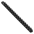 Ernst 18" Socket Organiser with 17 Clips Black