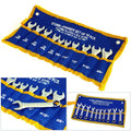 Crv Metric & Imperial Stubby Spanner Combination Wrench Set + Tool