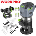 Workpro 32000 Rpm 6.5 Amp Compact Router Combo Fixed Plunge Base