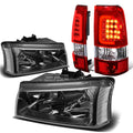 For 03-07 Silverado Black+clear Corner | Built Supply Co