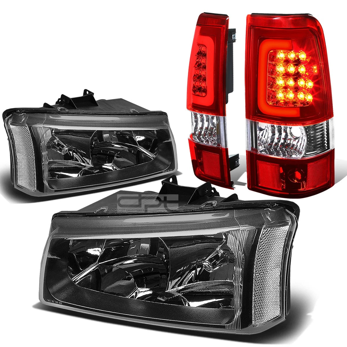 For 03-07 Silverado Black+clear Corner | Built Supply Co