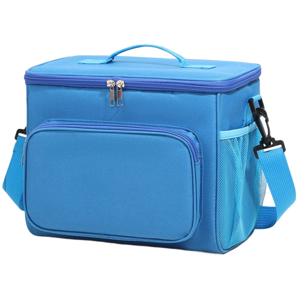 Large Capacity Insulated Lunch Bag for Picnics Camping Work Travel 26x18x22cmOpe
