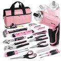 WORKPRO 55pcs Household Tools Set w/ 3.7V Cordless Screwdriver  &amp; Storage Bag
