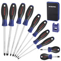 Workpro Magnetic Screwdriver Set 10-Piece Flat Head Phillips Slotted