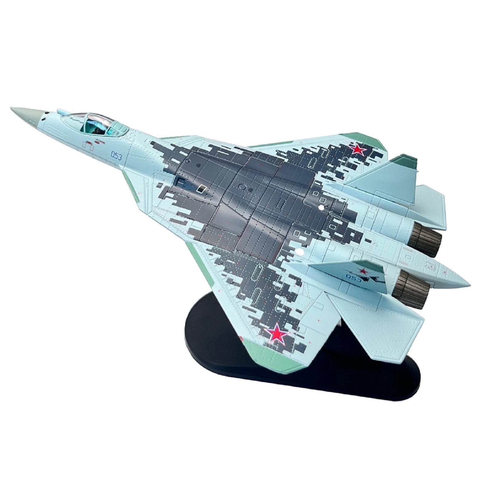 1/100 Su57 Air Force Su-57 Stealth Fighter Aircraft Model Military