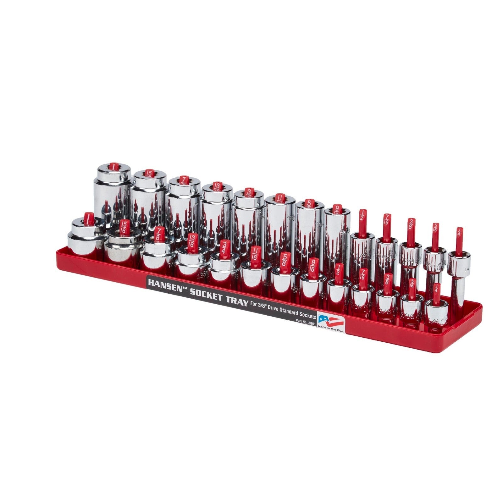 Hansen 3/8" Drive Socket Organizer Tray