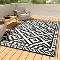 Haushof 5"x8" Outdoors Rug Waterproof Thickened Outdoor Plastic Patio