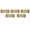 5 Pack XFITTING 1" PVC Push Fit Slip Coupling, Push to