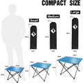 Villey 19''/24" Folding Beach Table Portable Camping Side Table