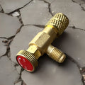 Mini Split Refrigerant Service Charging Shut Off Valve 5/16" Adapter