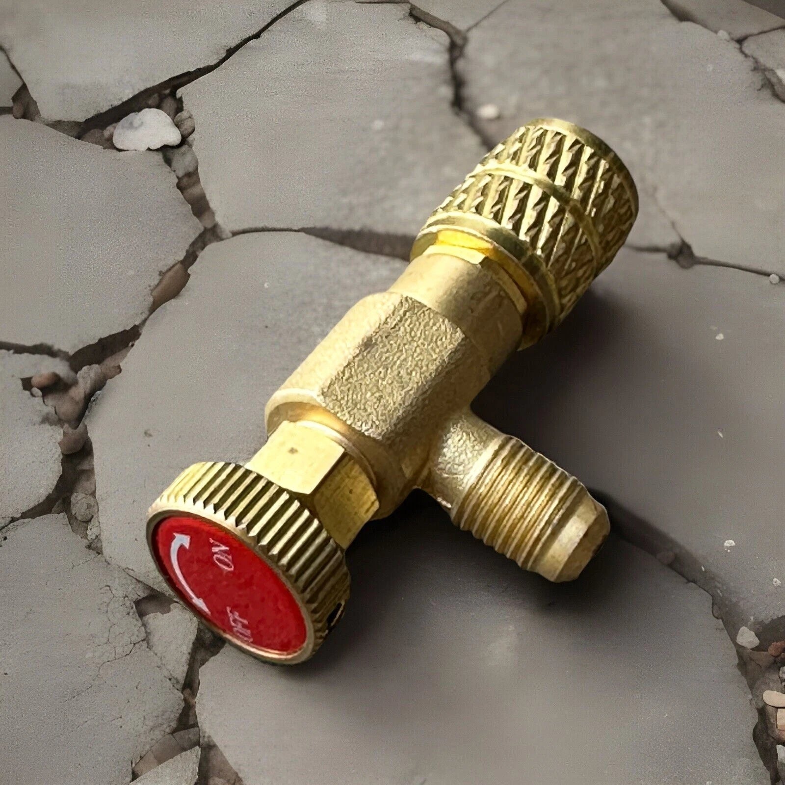 Mini Split Refrigerant Service Charging Shut Off Valve 5/16" Adapter