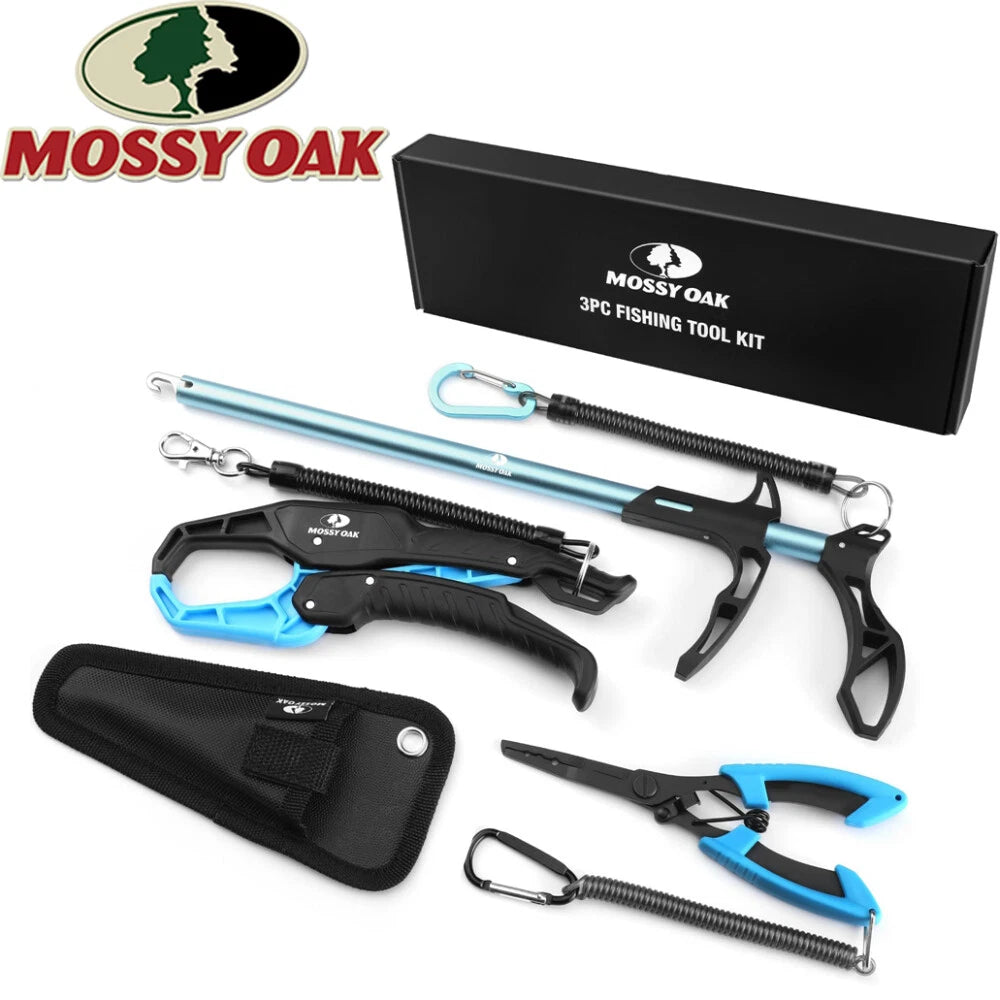 Mossy Oak Fishing Tool Kits Hook Remover Tool Fishing Plier Fish Lip
