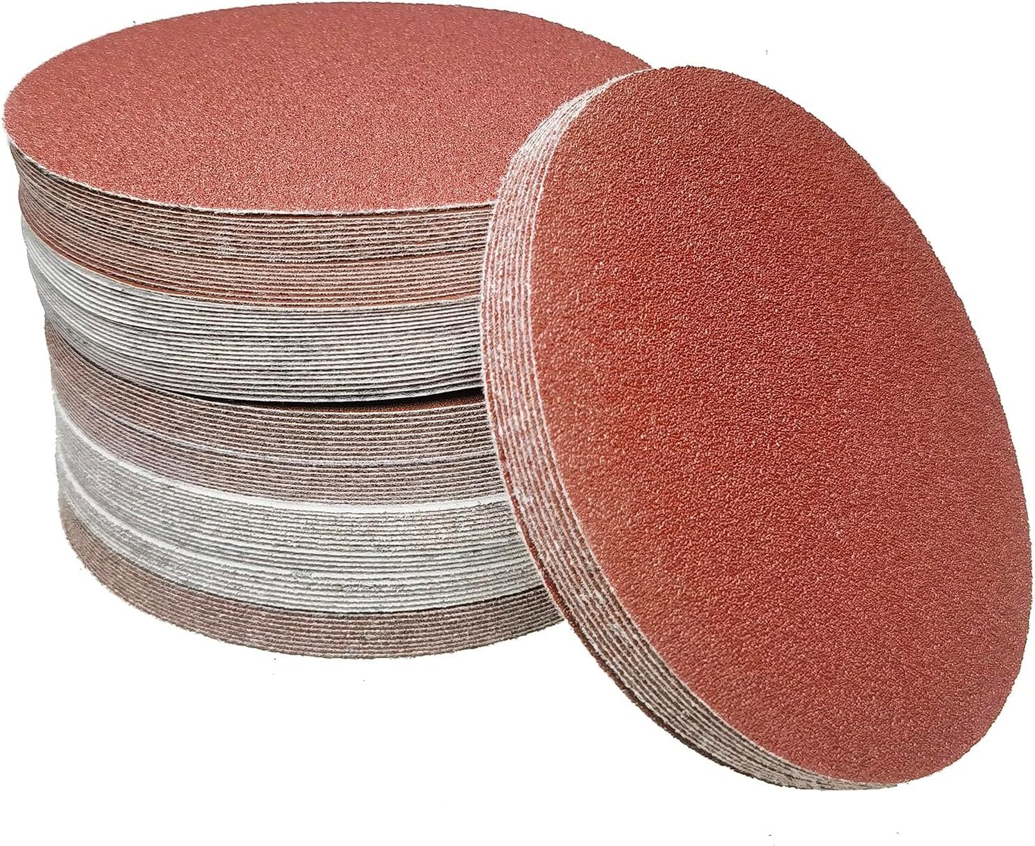 100PCS 6 Inch Hook and Loop Sanding Discs 320 Grit by Unbranded