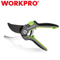 WORKPRO Bypass Pruning Shears 8" Stainless Steel Gardening Hand Pruner SK5 Blade