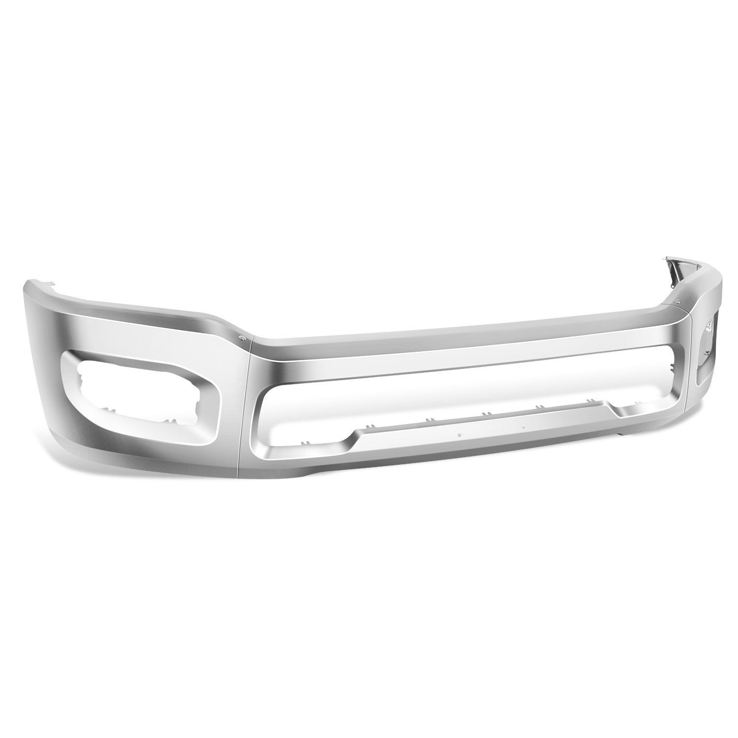 Fit 19-25 Ram 2500 3500 Chrome Steel Front Bumper Face Bar W/fog
