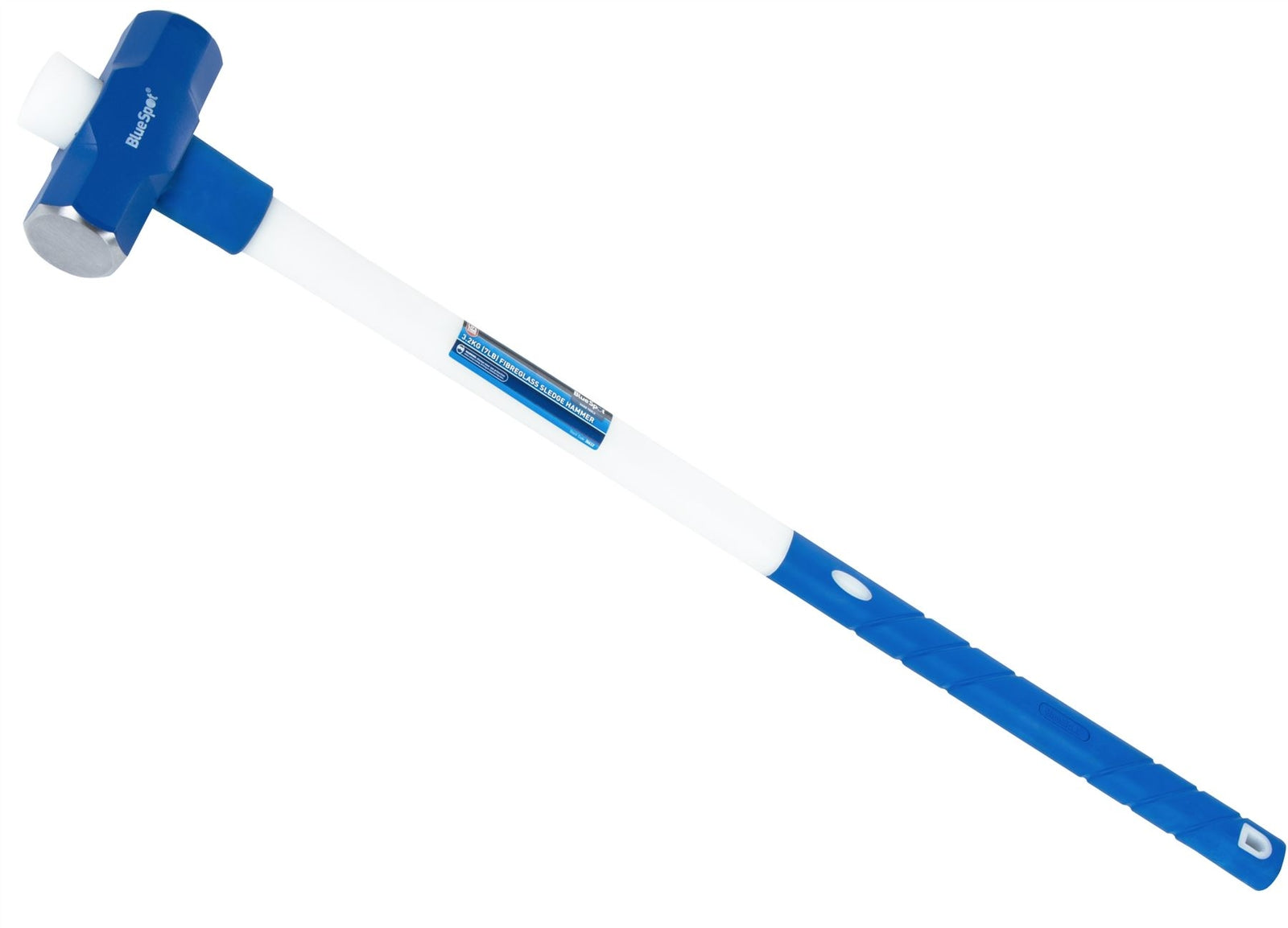 BlueSpot 7lb Sledge Lump Hammer Fibreglass Shock Absorbing Shafted Handle 26612O