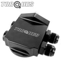 Torques Remote Billet Aluminium Oil Filter Housing- BLACK (AN-12