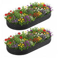 Workpro 2pack 8x4x1ft Outdoor Galvanized Raised Garden Bed Planter